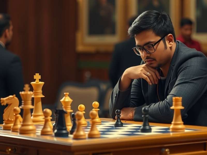 विश्व नंबर 2 शतरंज खिलाड़ी का चित्र