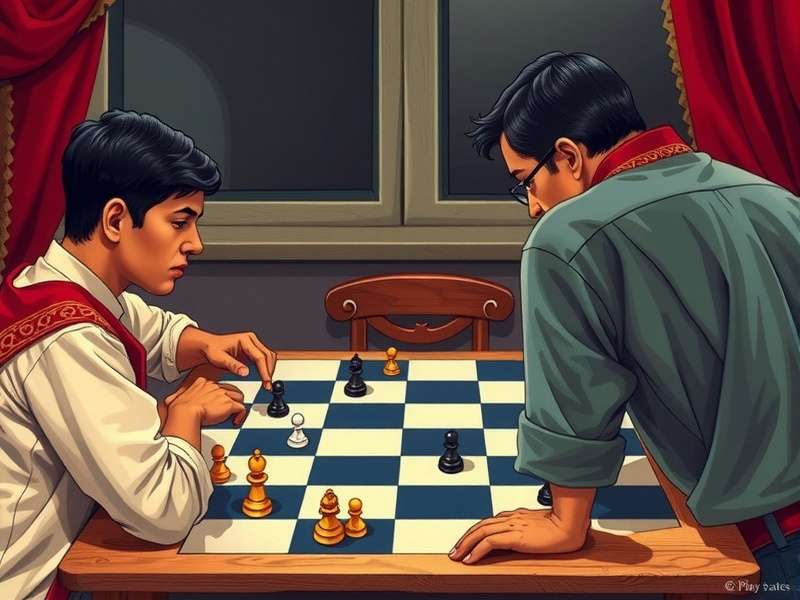 Chess 2 Player Local गेम इंटरफ़ेस दिखाता हुआ चित्र
