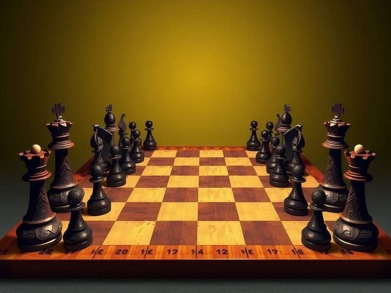 दो लोग एक ही डिवाइस पर शतरंज खेलते हुए