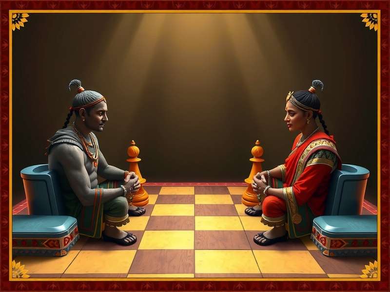भारतीय शतरंज रणनीति diagram