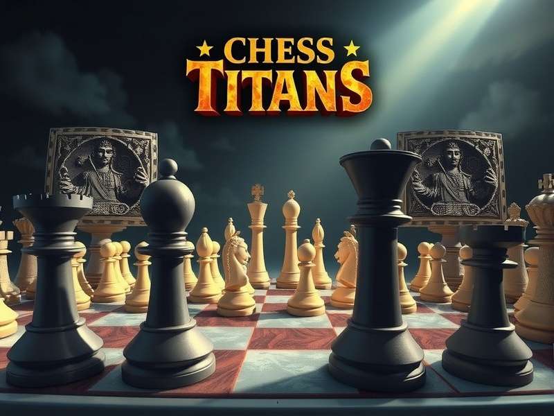 Chess Titans Game Interface with Indian chess player analyzing moves