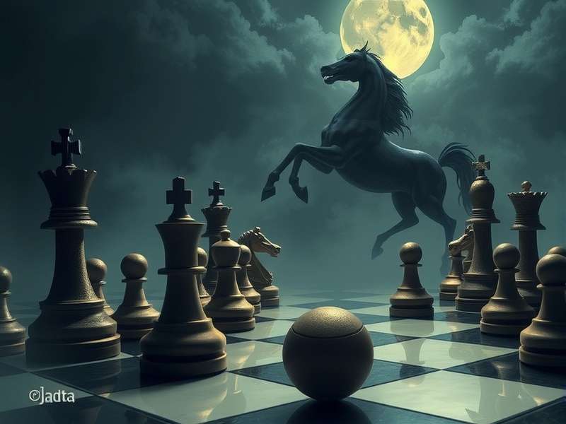 Chess tactics examples - fork, pin, skewer