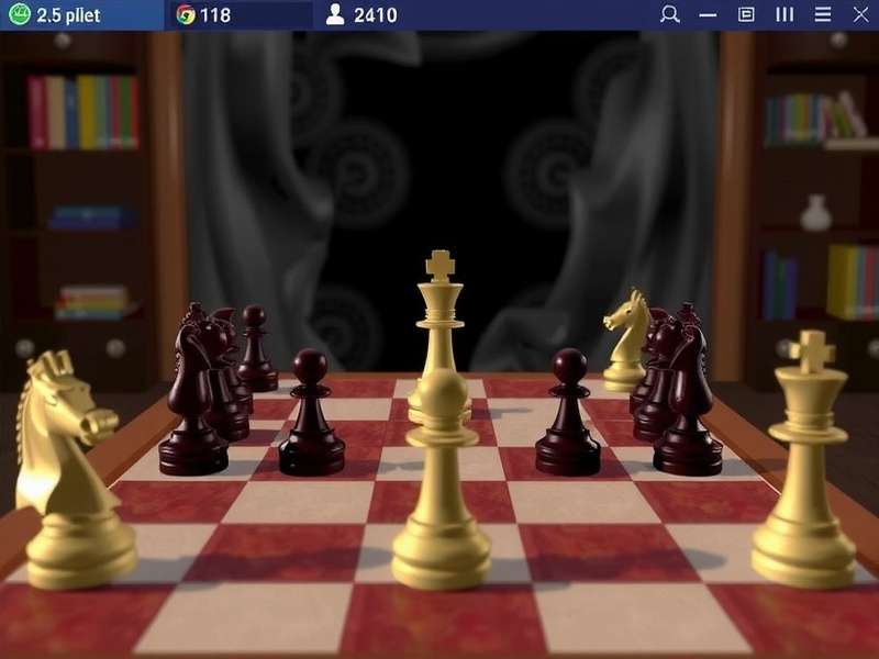 Indian chess players competing online with strategic board positions