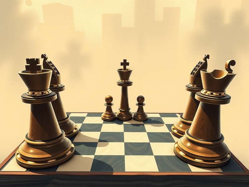 Intense chess match between Indian players