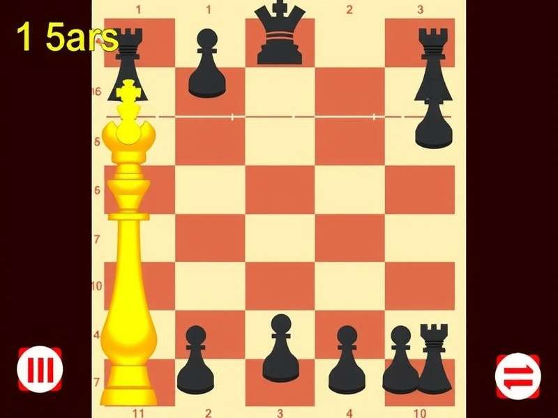 Person playing chess against a computer in India