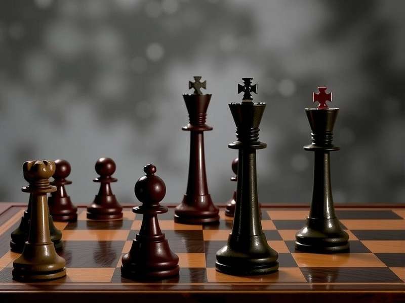 Detailed view of Gameknot Chess analysis board showing tactical variations