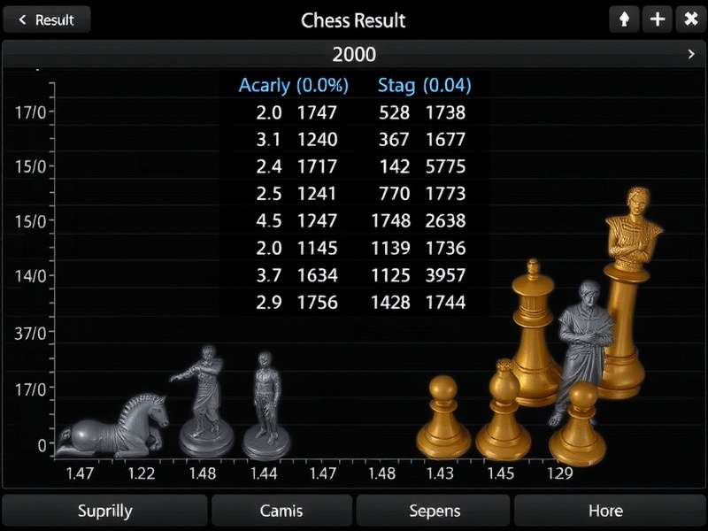 Chess mid-game strategy with pieces in complex positions