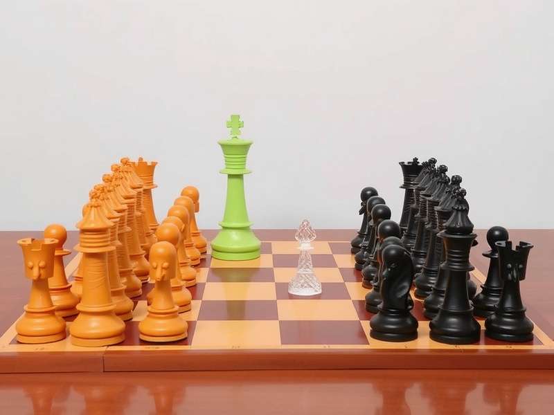 Correct chess board setup with Malayalam annotations showing square names and piece positions