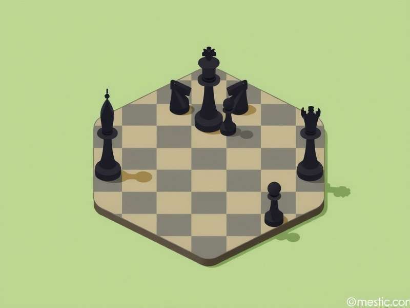 A detailed, strategic view of a chess board highlighting central control and piece coordination