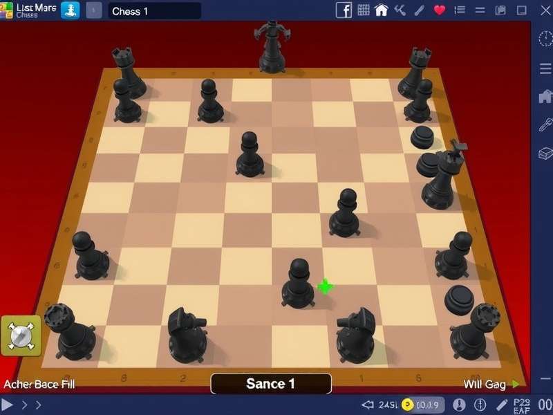 Indian chess player analyzing computer chess game on laptop