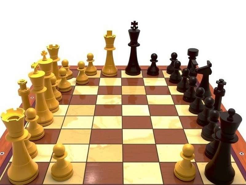 Close-up of online chess game on a laptop screen with strategic moves highlighted