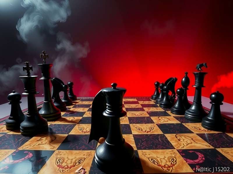 A complex chess position analysis on a digital board, showing Gotham-style arrows and annotations.