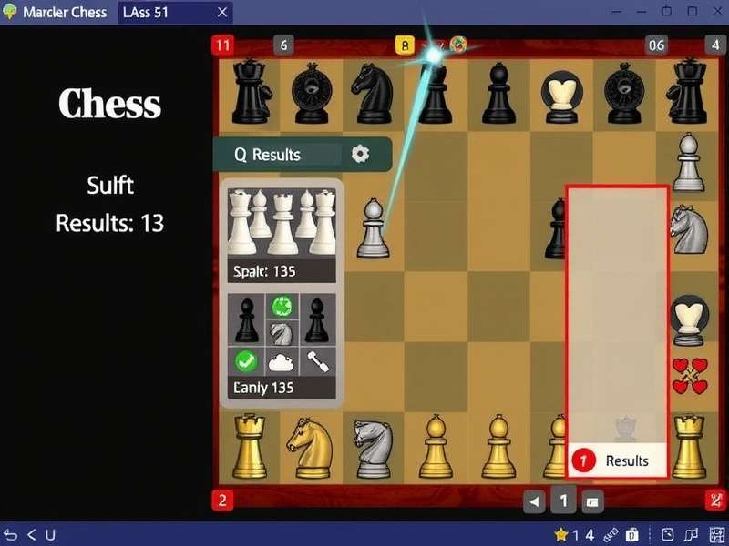 Chess tournament in progress with players focused