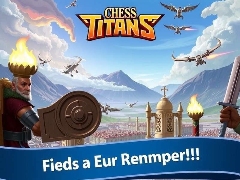 Chess Titans For Android gameplay on mobile device showing chess board with pieces