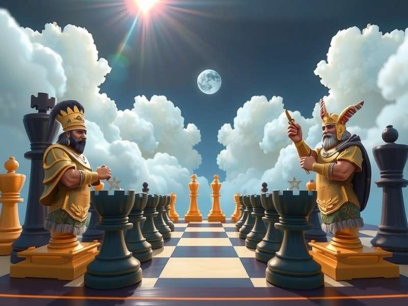 Online Chess Kingdoms Psp gameplay on PlayStation Portable showing chess board with Indian themed pieces
