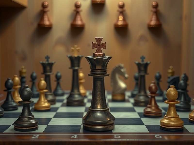 Chess Board Setup King - Strategic king placement on the chessboard with Indian chess philosophy